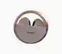 Auriculares Inalámbricos Bluetooth Oczu Manos Libres Color Blanco / Estuche Oro Rosa