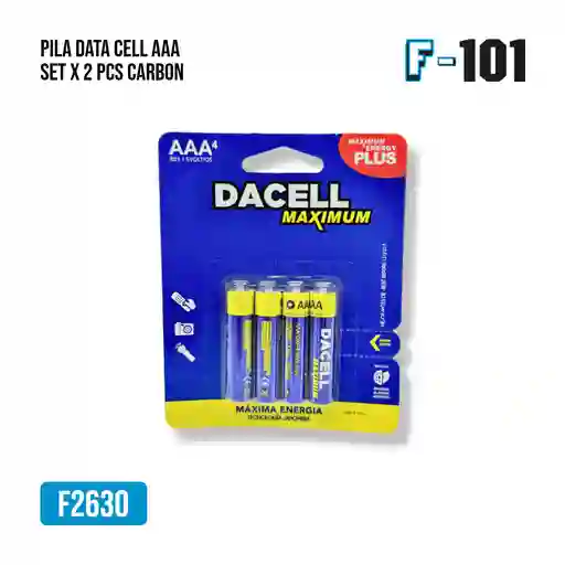 Pila Data Cell Aaa Set X 4 Pcs Carbon