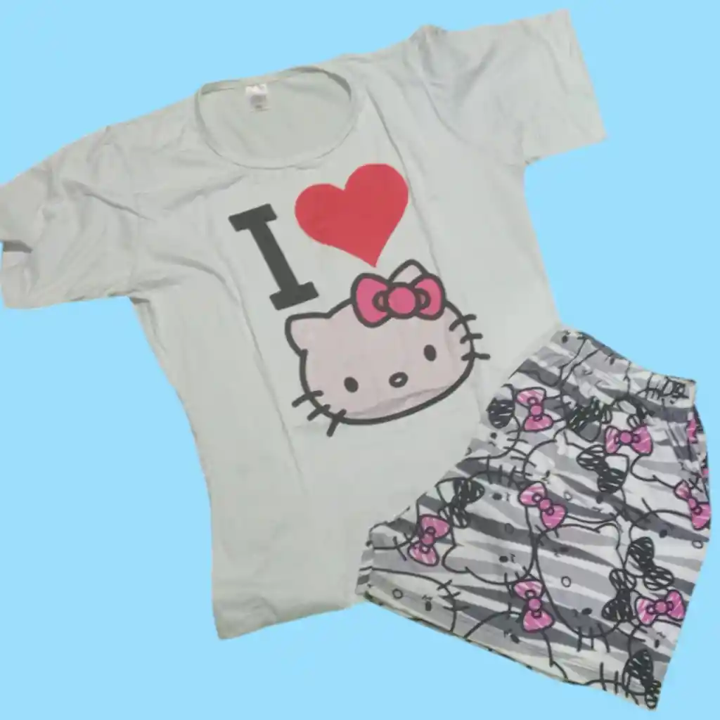 Pijama Camisa Hello Kitty Talla L