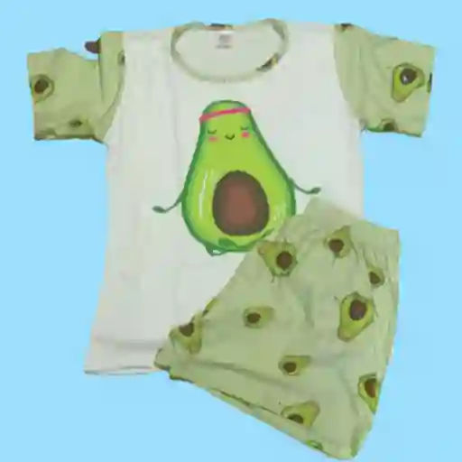 Pijama Camisa Aguacate Talla L