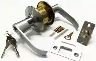 Cerradura Alcoba Manija Acero Inoxidable