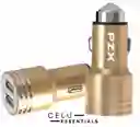 Cargador Para Carro Carga Rapida Tipo Usb + Usb