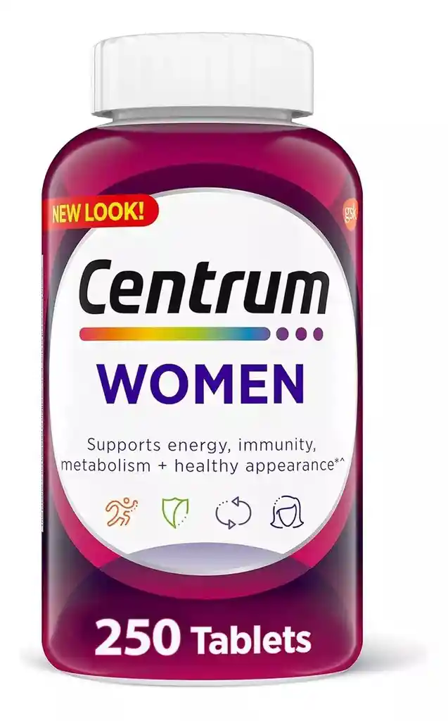 Centrum Multivitaminico Para Mujer 250 Tabletas