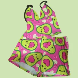 Pijama Coqueta Aguacate Talla M