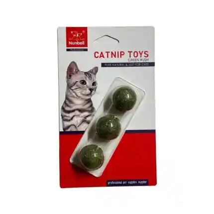 Catnip Toy Pelota Repuesto 3 Unid