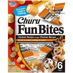 Churu Fun Bites Dog Chicken Recipe Wraps Chicken Recipe 6 Unid X 22 Gr