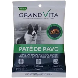 Grand Vita Pate De Pavo 100 Grs (perro)