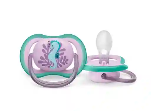 Chupo Entretencion Avent Ultra Air 0-6m X1 Unidad Caballito Mar