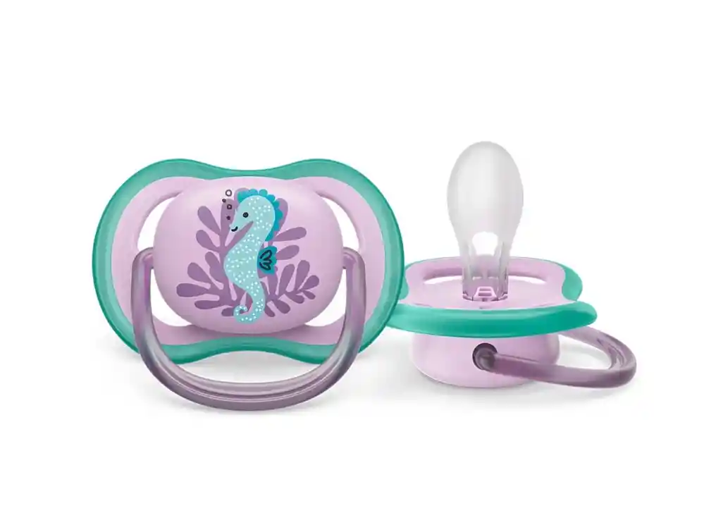 Chupo Entretencion Avent Ultra Air 0-6m X1 Unidad Caballito Mar