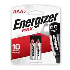 Pila Energizer Max Aaa X 2und