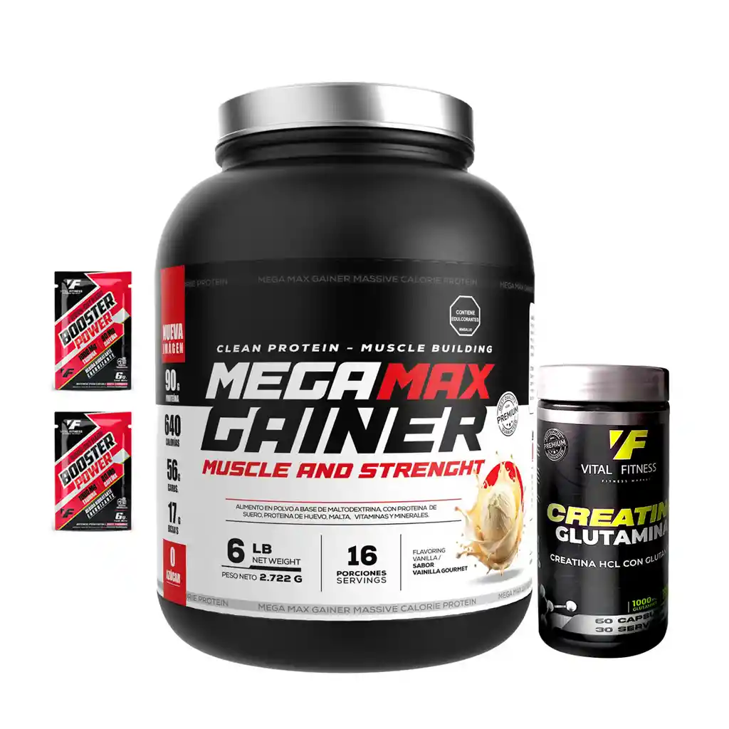 Poteina Mega Max Gainer De 6 Libras + Creatina