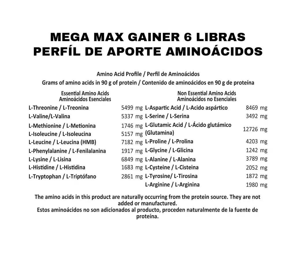 Poteina Mega Max Gainer De 6 Libras + Creatina