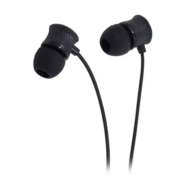 Audífonos Alámbrico Unitec Manos Libres Eb 118 Color Negro