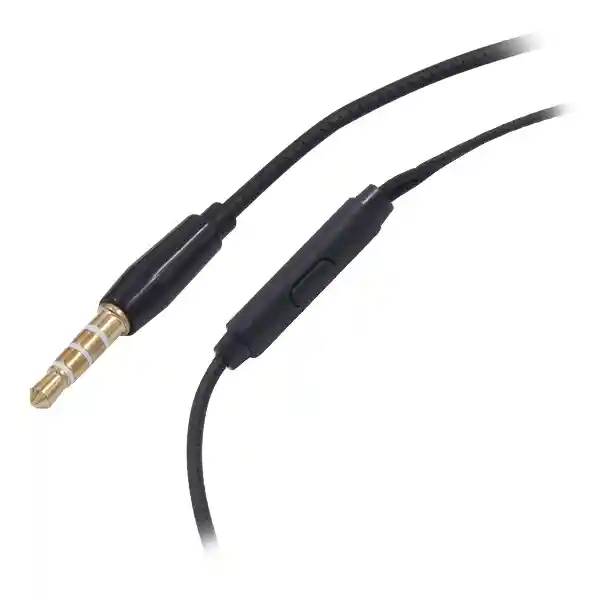 Audífonos Alámbrico Unitec Manos Libres Eb 118 Color Negro