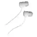 Audífono Alámbrico Unitec Manos Libres Eb-118 In-ear Blanco