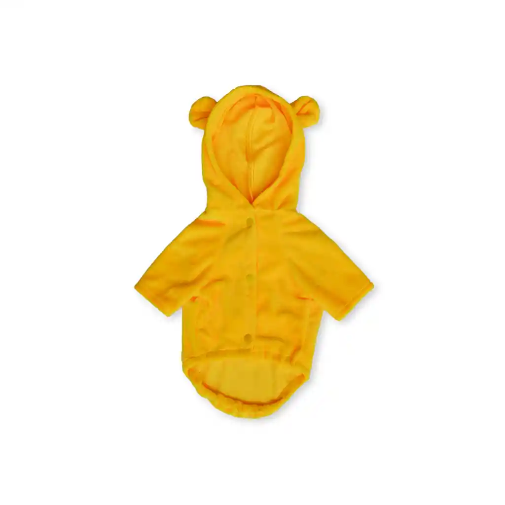 Hoodie S Orejas Suavetina Amarillo