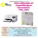 Resma De Papel Sublimación Para F170 Exclusivo Para F170