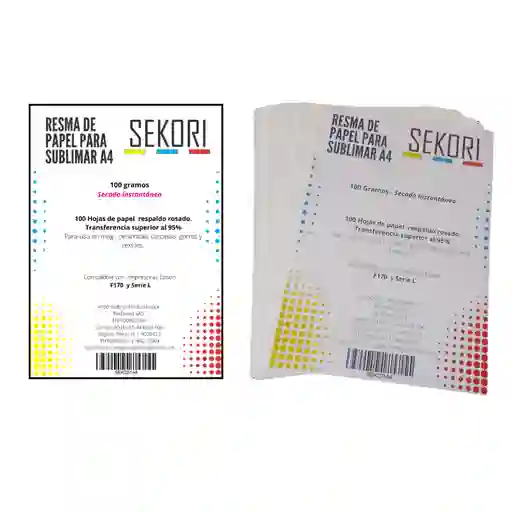 Resma De Papel Sublimación Para F170 Exclusivo Para F170