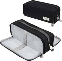 Cartuchera Grande Organizador Colores 3 Compartimentos