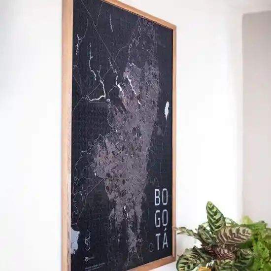 Rompecabezas De 2000 Piezas Del Mapa De Bogotá
