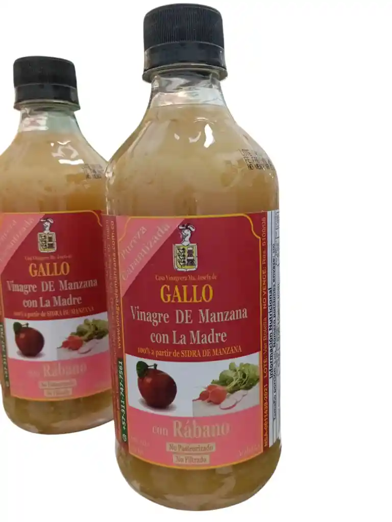 Vinagre De Manzana Con Rabano X 500 Ml Gallo