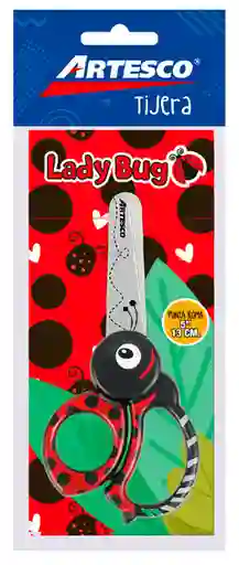 Tijera Punta Roma Lady Bug 5" Artesco