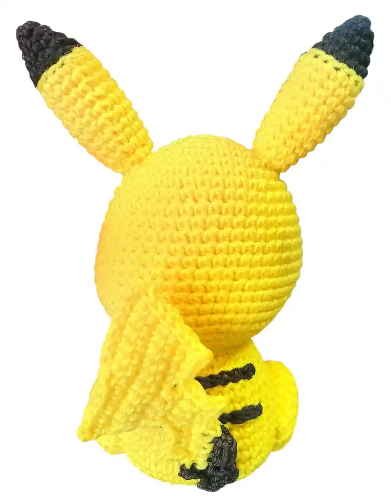 Peluche Pikachu Amigurumi Pikachu Tejido A Mano