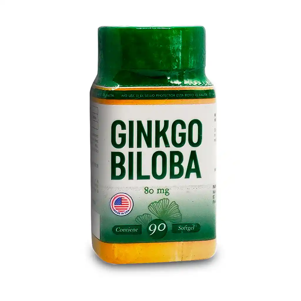 Ginkgo Biloba Americano Suplemento Alimenticio
