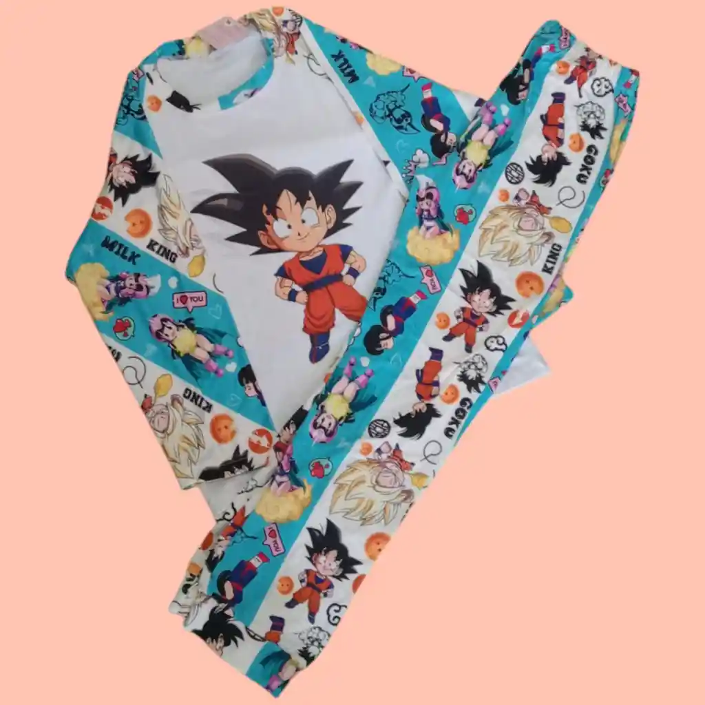 Pijama Pantalon Niño Goku Talla 14