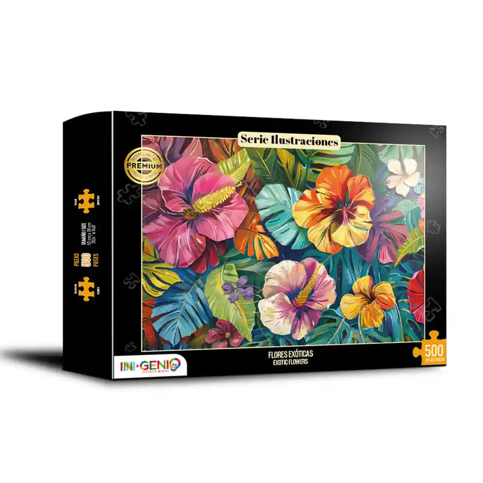 Rompecabezas 500 Piezas Flores Exóticas 500-506 Linea P