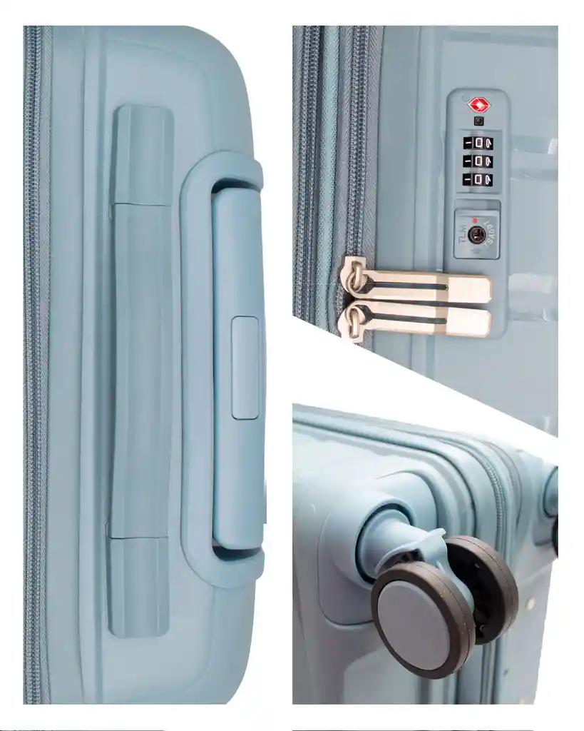 Maleta Rigida Cabina Aires Azul