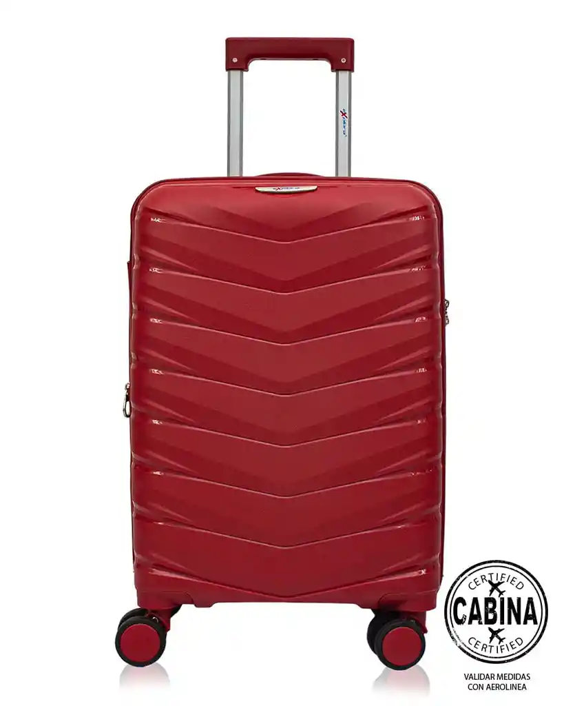 Maleta Rigida Cabina Aires Rojo