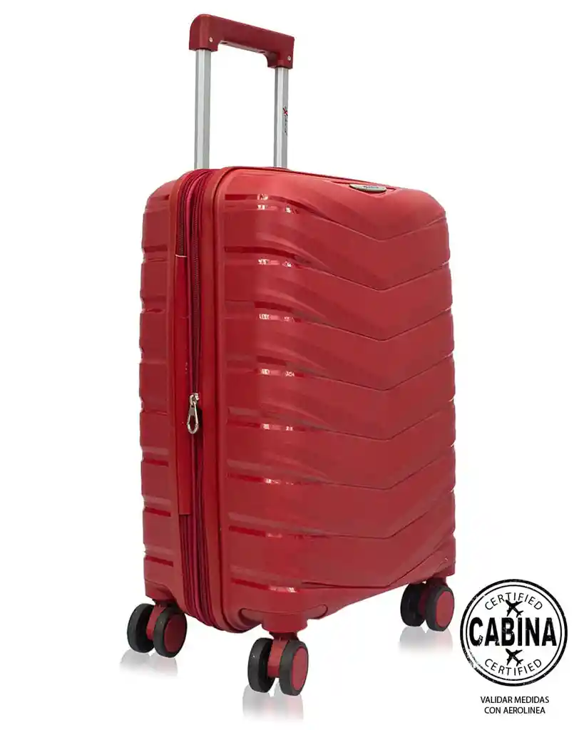 Maleta Rigida Cabina Aires Rojo