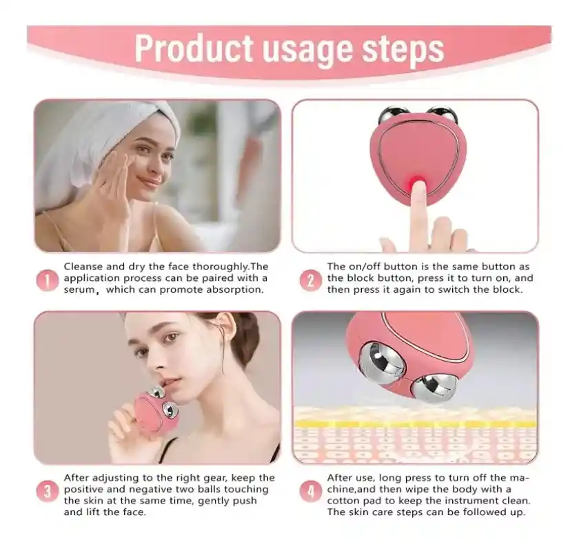 Masajeador Facial Usb Lifting Y Estiramiento Antiedad
