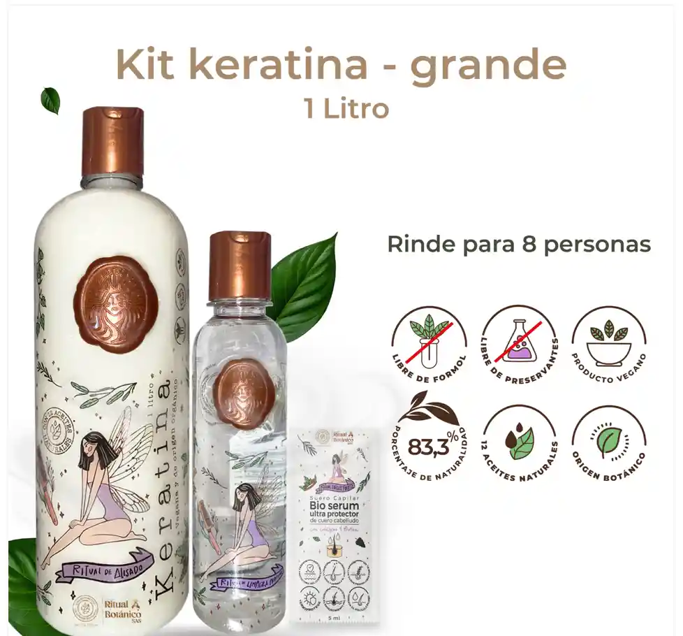 Keratina Litro Ritual Botanico