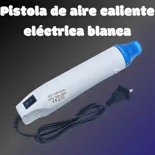 Pistola Retráctil De Aire Caliente Eléctrica Blanca/azul