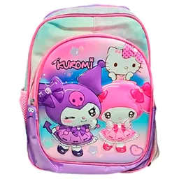 Morral Maleta Mediano Diseño Kuromi Niñas Lona Jle