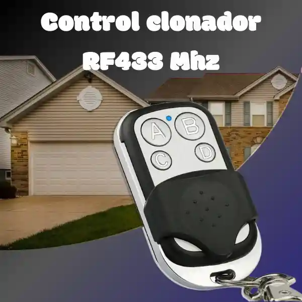 Control Transmisor Rf 433 Mhz 4 Botones