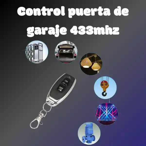 Control Fijo Rf433 De Dos Canales