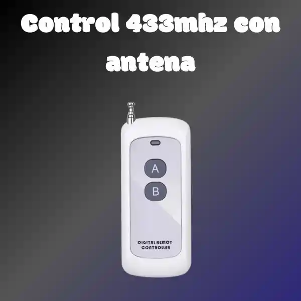 Control 433mhz Con Antena