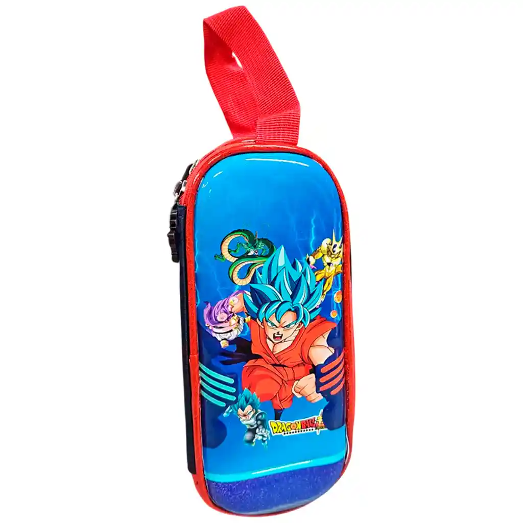 Kit X2 Lonchera Térmica + Cartuchera Dragon Ball Niños Portacomida Jle