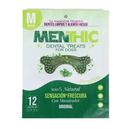 Menthic Dental Treats – Snack Huesos M X 12 Und