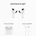 Airpods 3 Audifonos 1.1 + Cargador Iphone Carga Super Rapida Original 1hora