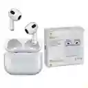 Airpods 3 Audifonos 1.1 + Cargador Iphone Carga Super Rapida Original 1hora