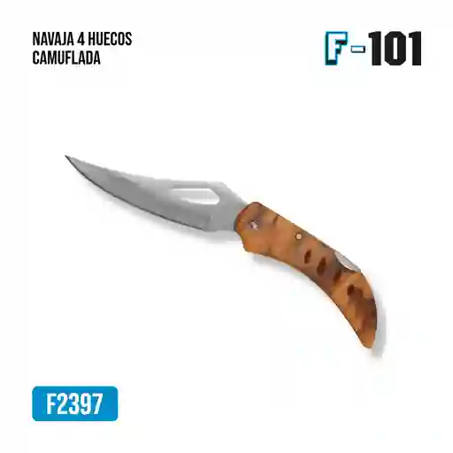 Navaja 4 Huecos Camuflada
