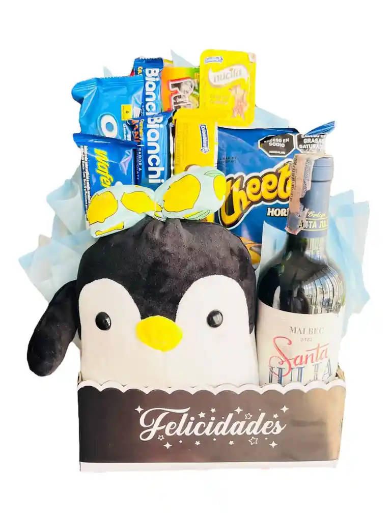 Regalo Tierno Pingüino Amor Para Siempre - Feliz Cumpleaños - Feliz Dia - Regalo Especial San Valentin