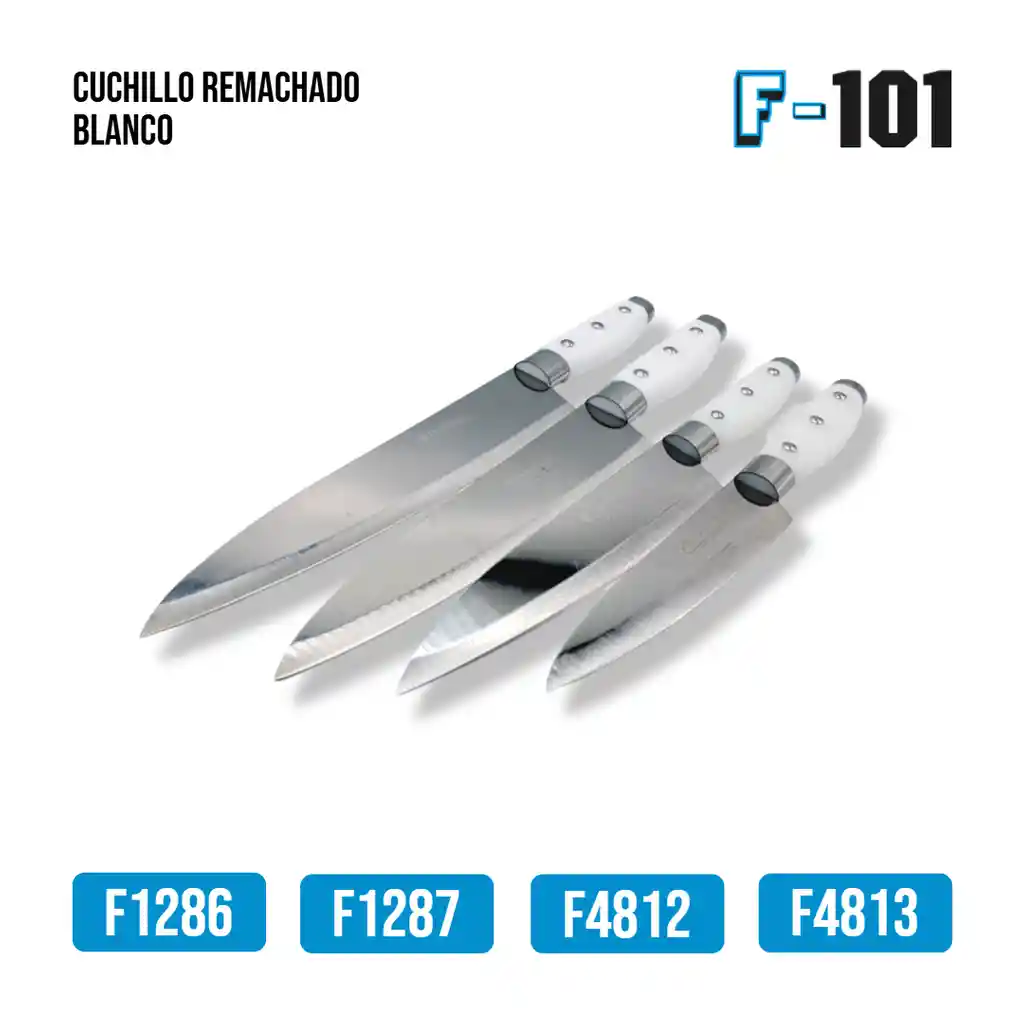 Cuchillo Remachado Blanco 5