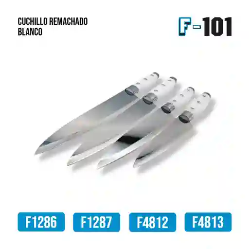 Cuchillo Remachado Blanco 7