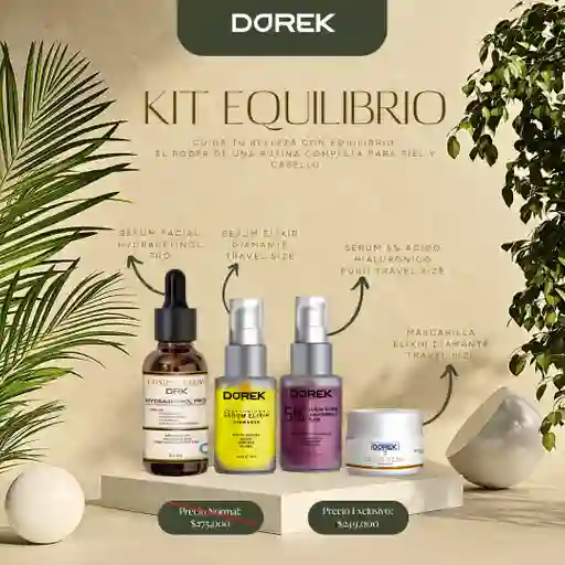 Kit Equilibrio Dorek - Tu Piel Y Cabello, En Armonía Perfecta