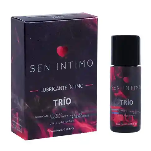 Lubricante Trio (masajes, Oral Y Lubricante) Sen Intimo 30ml